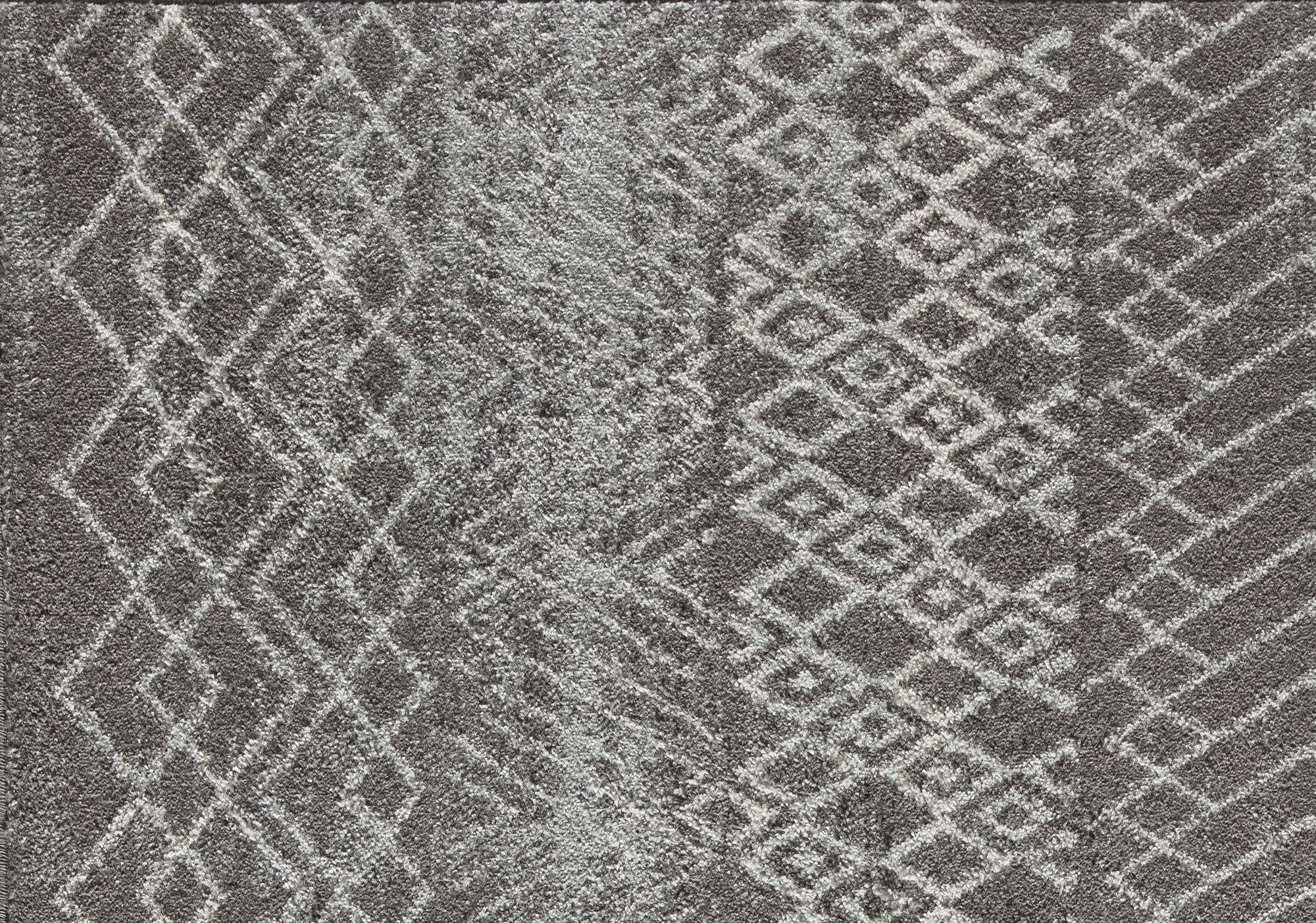 Mason Brooks Ryder KN20B Nocturne Gray Moroccan Tribal Gray Area Rug, 2'6" x 8'