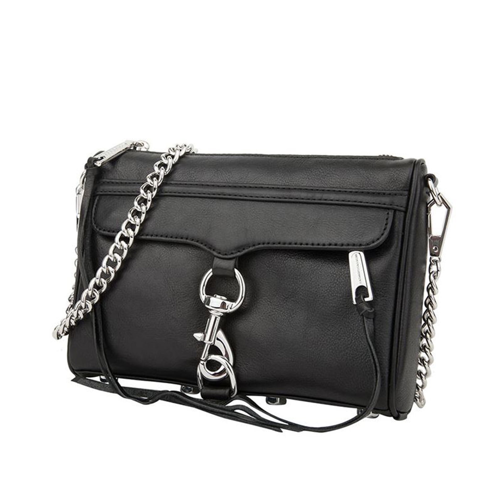 Rebecca Minkoff Mac Mini Leather Shoulder Bag Black Walmart