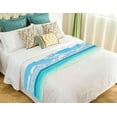 thumbnail image 1 of EREHome Chemin de Lit Mer Tropicale Foulard de Lit Décor de Lit 20x95 Pouces, 1 of 1