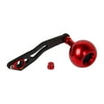 thumbnail image 1 of S SERENABLE Poignée de Moulinet Poignées en Alliage d'Aluminium Pièces Moulinets Rotatifs Poignée d'Alimentation Rouge, 1 of 9