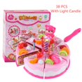thumbnail image 1 of Juguete educativo de simulación para niños, modelo de pastel de cumpleaños, juego de simulación de cocina, corte de fruta, juguete de comida para niños pequeños, regalo para niños y niñas, 1 of 4