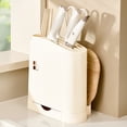 thumbnail image 4 of Kitchen Knife Holder and Cutting Board Organizer with Pull Out Drawer for Countertop Utensil Storage, 4 of 9