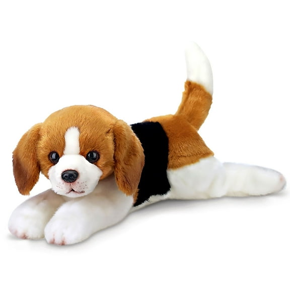 Bearington Lil' Hunter Beagle Stuffed Animal - 8" Soft and Fluffy Beagle Plush Toy - Lifelike Stuffed Beagles - Adorable Puppy Dog Plushies - Gift for Kids, Babies, and Animal Lovers