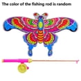 thumbnail image 1 of Daily Mix Store Dynamic Fishing Rod Plastic Kite Cartoon Butterfly Small Kite Handheld Simulation Parrot Eagle Flying Swallow Outdoor Easy Toys, 1 of 8