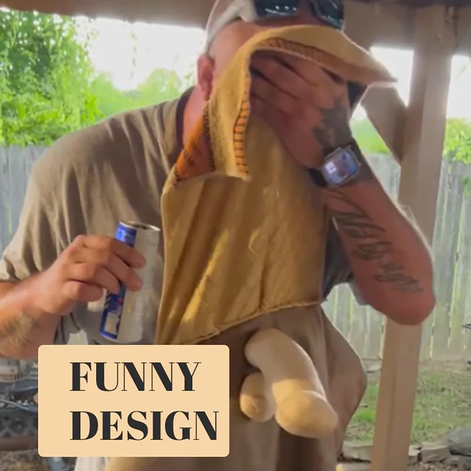 Chef’s Prank Apron with Secret Pocket for Men Gag Gift