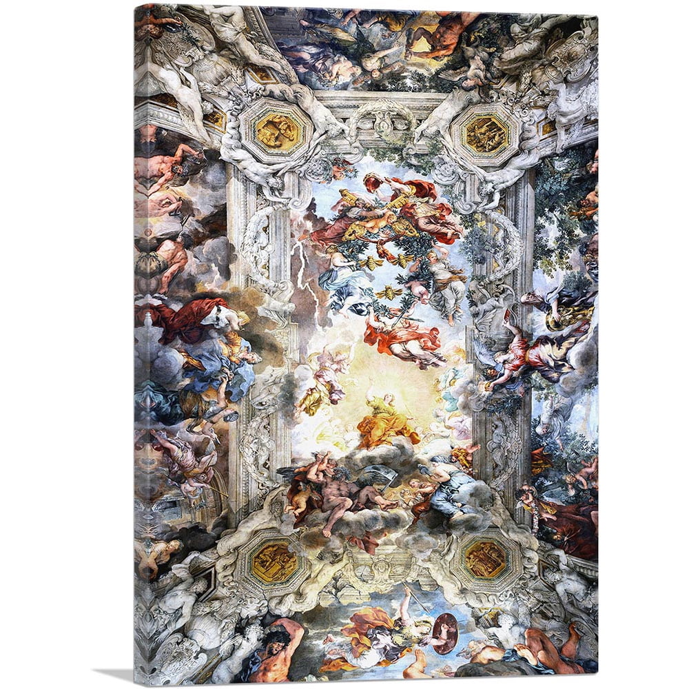 ARTCANVAS Triumph Of Divine Providence 1632 Canvas Art Print by Pietro ...