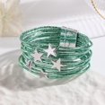 thumbnail image 2 of Star Bracelet Adjustable Layer Cord Wristband For And, 2 of 4