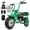 Green, variant on FRP 40cc Mini Bike Gas Powered 4-Stroke off Road Dirt Bike for Teens, Youth Pocket Bike with Pull Start & Disc Brake, 18 mph Max Speed (Green)