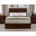 thumbnail image 2 of AFI, Andorra Queen Platform Bed with Panel Footboard and Storage Drawers, Walnut, 2 of 10