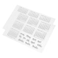 thumbnail image 5 of WEUVEB DIY Planner Stamps Multi Color Silicone for Precise Scheduling Lytment 2Pcs, 5 of 8