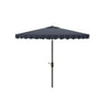 thumbnail image 2 of Safavieh Venice 7.5' Market Crank Square Patio Umbrella, Navy/White, 2 of 6