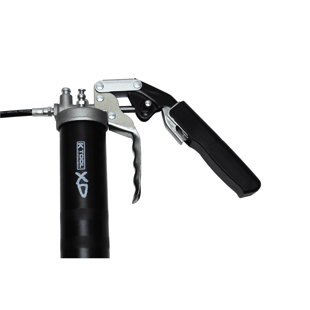 K-Tool G77RF-18/N XD 2 in 1 Grease Gun, Includes 6" Steel Extension