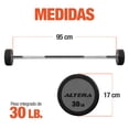 thumbnail image 4 of Barra Recta con Peso Integrado Altera BR30Lb – 01 Gym Fitness 30LBS, 4 of 6