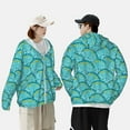 thumbnail image 6 of Haiem Beautiful Seashells UPF 50+ Fishing Shirts for Men Long Sleeve UV Sun Protection Hoodie Non-Mask Outdoor Hiking Shirts, 6 of 9