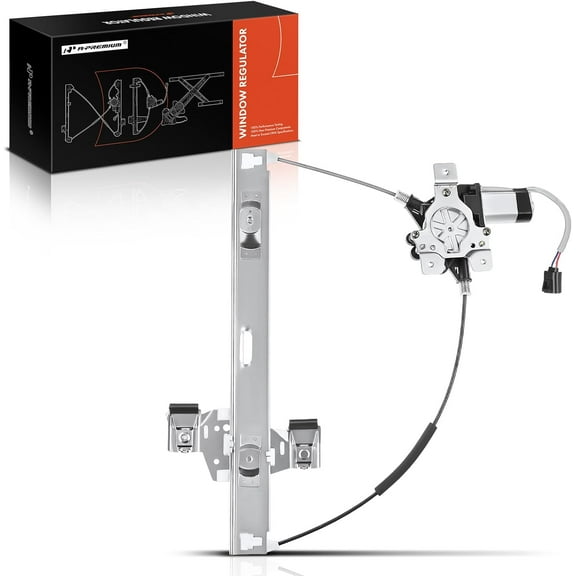 A-Premium Electric Power Window Regulator With Motor Compatible with Hummer H2 2003-2009 Rear Left Driver Side