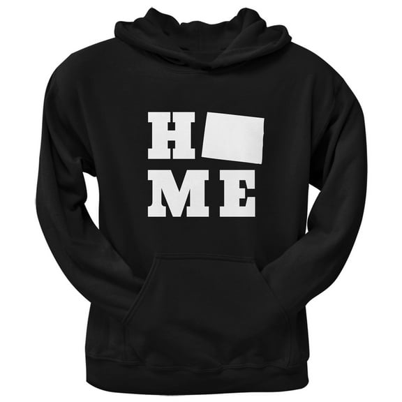 Colorado Home Black Adult Hoodie - X-Large