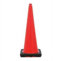 Traffic Cone, PVC, Non-Reflective, 36 in Height, 12 lb, Orange