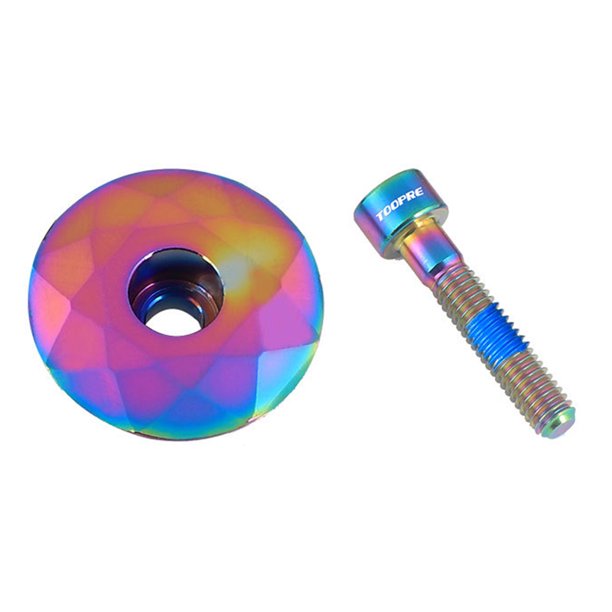 Road Mountain Bike Top Tube Cap Bicycle Headset Cover Screw Stem Spacer