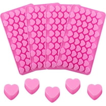 TACYKIBD 4 Pack Heart Molds Silicone Heart Shaped Chocolate Molds Heart Silicone Molds Cute Candy Molds Baking Jelly Mold for Baking Wedding Party Cake Decoration