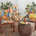 thumbnail image 2 of Greendale Home Fashions Aloha Red 72 x 22 in. Outdoor Chaise Lounge Chair Cushion, 2 of 7