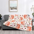 thumbnail image 2 of Fuzoiu Squirrel And Print Flannel Blanket,Throw Blanket,Flannel Home Decor,Fleece Bed Blankets,Cozy Soft Blanket for Bed, Sofa, Camping, and Travel-80"x60", 2 of 6