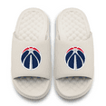 thumbnail image 2 of Unisex ISlide Cream Washington Wizards Primary Motive Slide Sandals, 2 of 5