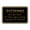 Black Gold, variant on Signs ByLITA Classic Framed Witnesses, Please Wait in This Area Until Called to Testify Door or Wall Sign Durable ABS Plastic | Laser Engraved | Easy Installation | Courtroom Sign (Blue) - Small