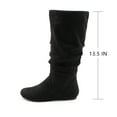 thumbnail image 4 of GJPBGK Women’s Boots Knee High Slouch Boots with Side Zipper Comfortable Pull-On Flat Fall & Winter Fashion Boots, 4 of 8