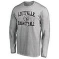 thumbnail image 2 of Men's Heathered Gray Louisville Cardinals In Bounds Long Sleeve T-Shirt, 2 of 3
