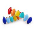thumbnail image 3 of Rainbow Teeth Grill Hip Hop Teeth Grill Vampire Teeth Top Bottom Shiny Teeth Base Support for Men Women, 3 of 6