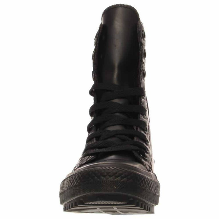 Converse Women s Chuck Taylor Hi Rise Boot Black High Top Wool 6M Walmart