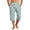 Light Green, variant on Mens Swim Trunks Men's Casual Hawaiian Print Drawstring Cropped Capri Pants Resort Print Swim Trunks with Elastic Waist Summer Beach Shorts for Vacation Spring Travel Navy XL