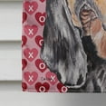 thumbnail image 4 of Coonhound Valentine's Love Flag Canvas House Size, 4 of 4
