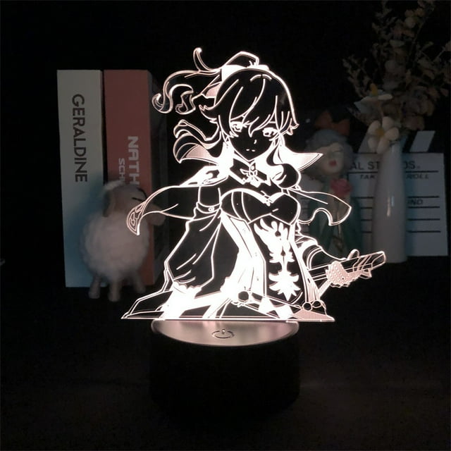 Luz nocturna LED 3D Plants vs Zombies Jeans Gunnhildrs Qiqis