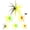 New model (6 pieces), variant on Bass Fishing Lures – Soft Plastic Fishing Lures, Fuzzy Dice and Sea Urchin Style Fine Lures for Freshwater, Trout, and Crab, with Tackle Box
