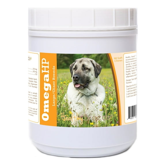 Healthy Breeds Anatolian Shepherd Dog Omega HP Fatty Acid Skin and Coat Support Soft Chews