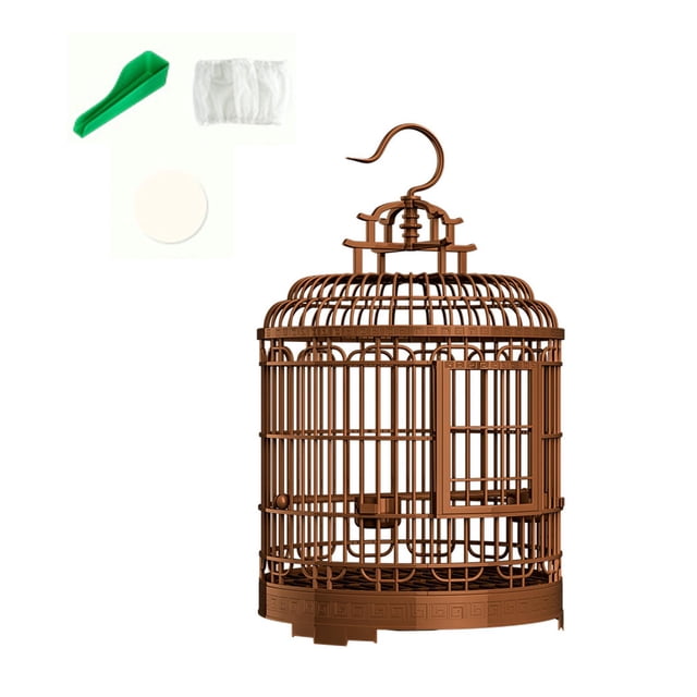 Jaula de pájaros de lujo, jaula portátil para mascotas, casa para mascotas, jaula para loros, jaula para pájaros estilo B