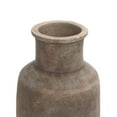 thumbnail image 6 of LuxenHome Brown Ombre Terracotta Narrow 19 Inch Tall Vase, 6 of 7