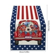 thumbnail image 3 of 12.99 x 70.86 Inch Heatproof Polyester Table Runner for Independence Day Coffee Table Decor, 3 of 6