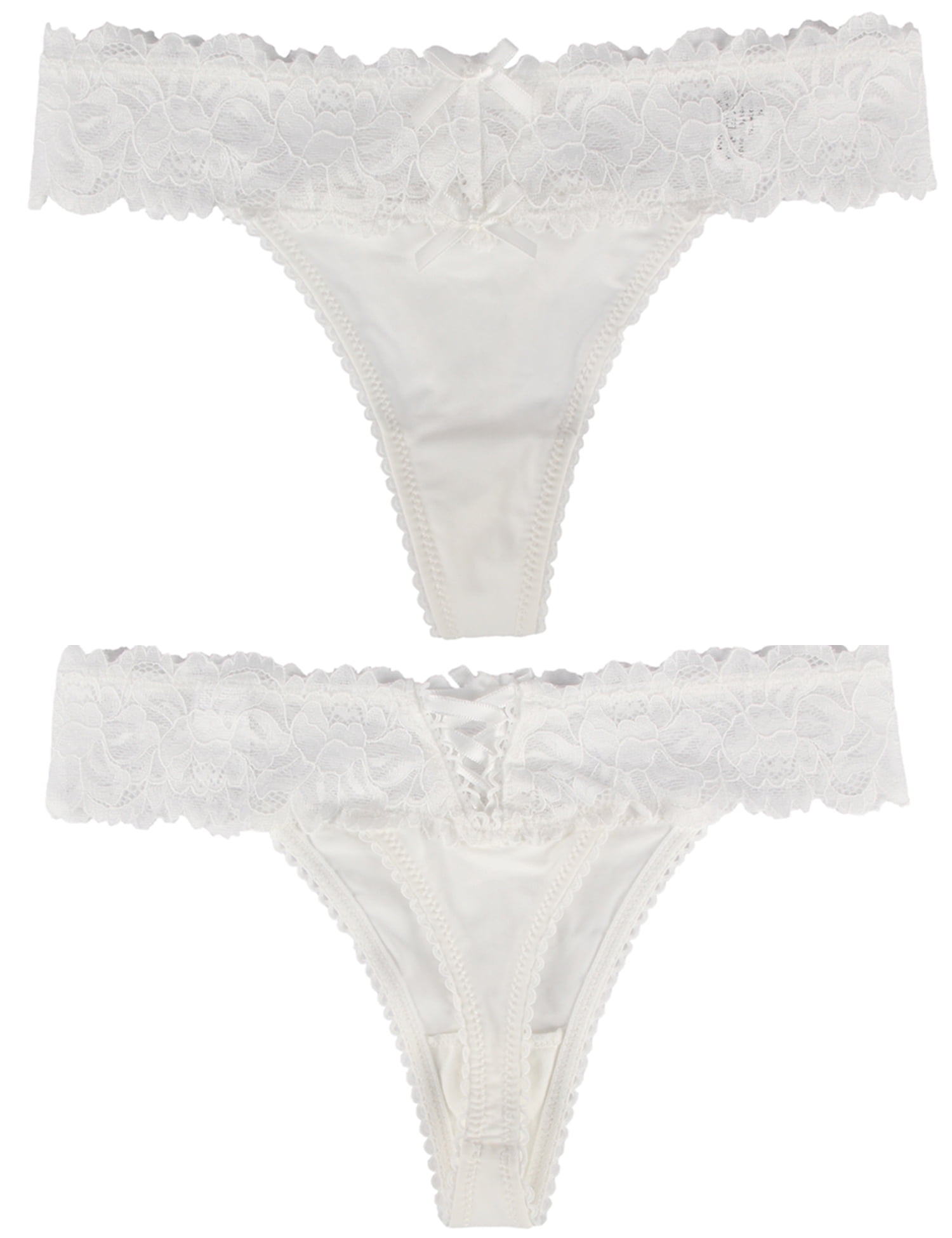 ohyeahlady Cotton Crotch Underwear Women Pack of 2 Sexy Bikini Cheeky