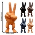 thumbnail image 3 of Home Decor Hand Gesture With Leg Resin Statue Decorations For Table Dining Room Living Room Kitchen Farmhouse Balcony Bookshelf Gifts For Mothers Day Anniversary, 3 of 9