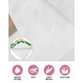 thumbnail image 6 of St. Patrick's Day Kitchen Dish Towels for Drying Dishes Set of 3, Spring Lucky Green Shamrock Cloud Blue Waffle Weave Microfiber Hand Tea Bathroom Towels Quick Dry & Absorbent Towel 12x12, 6 of 7