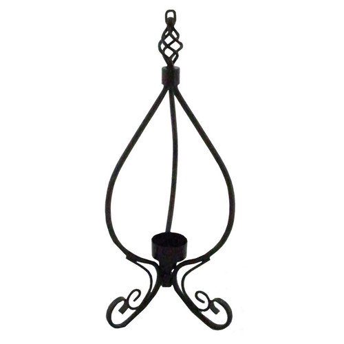 Aura Antique Bronze Hanging Globe Holder