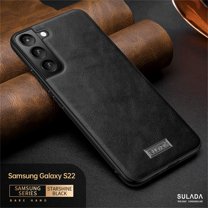 for Samsung Galaxy S20 Leather Case Wireless Charging, Slim Luxury Classic PU Non-Slip Grip Rugged Bumper Shockproof Protective Cover Men Women Phone Cases for Samsung Galaxy S20,Black