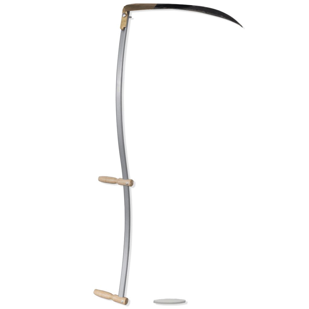 4'7" Grass Sickle Kit, Weed Scythe and Held Sickle Tool for Garden Farm 4'7" Grass Sickle Kit, Weed Scythe and Held Sickle Tool for Garden Farm