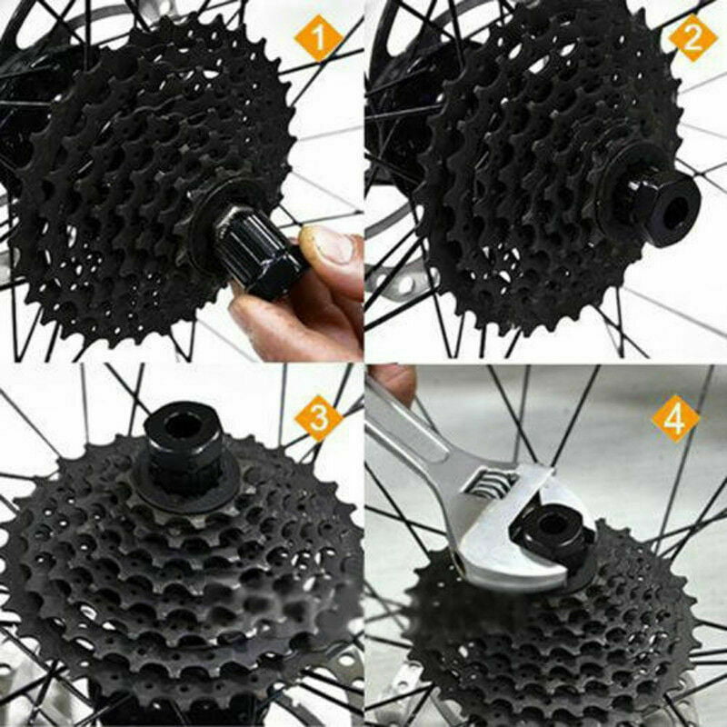 Bike Rear Cassette Cog Remover Cycle Repair Tool Freewheel Socket For Shimano 