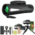 thumbnail image 1 of Telescopio monocular para exteriores 10-30x50, para fotografía turística con teléfono, aumento de 10-30x, visión nocturna con poca luz, con trípode estable y telescopio para exteriores con teléfono., 1 of 9