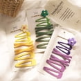 thumbnail image 3 of Xinyolin 7Pcs Sweet Flower Women Girl Barrette Bobby Pin Hairpin Hair Clips Decoration, 3 of 7