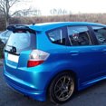thumbnail image 3 of Ikon Motorsports Compatible with 09-13 Honda Fit Second Generation GE8 USDM Mugen ABS Rear Roof Spoiler Window Wing 2009 2010 2011 2012 2013, 3 of 6