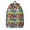 Boston Terrier, variant on Boston Terrier Dog and Flower Florals Backpack for School,Cute School Bag,Schoolbag with Adjustable Shoulder Straps & Padded Back,15.7"x11.8"x5.5"